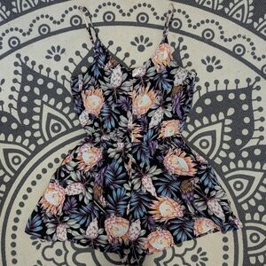 H&M Divided Floral Romper Size 4 (Small)